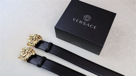 how can you tell a fake versace belt|is versus versace real.